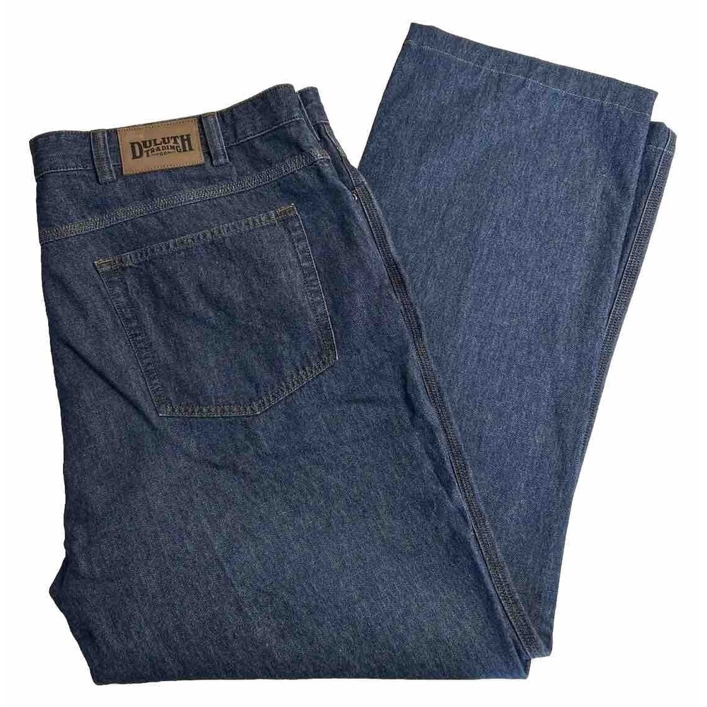 Men's Duluth Trading Jeans Medium‎ Wash Sz 44 44x31 No Stains. No Wear